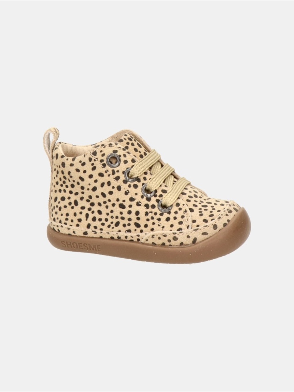 Baby’s Beige Cheetah Print First Walker Shoes